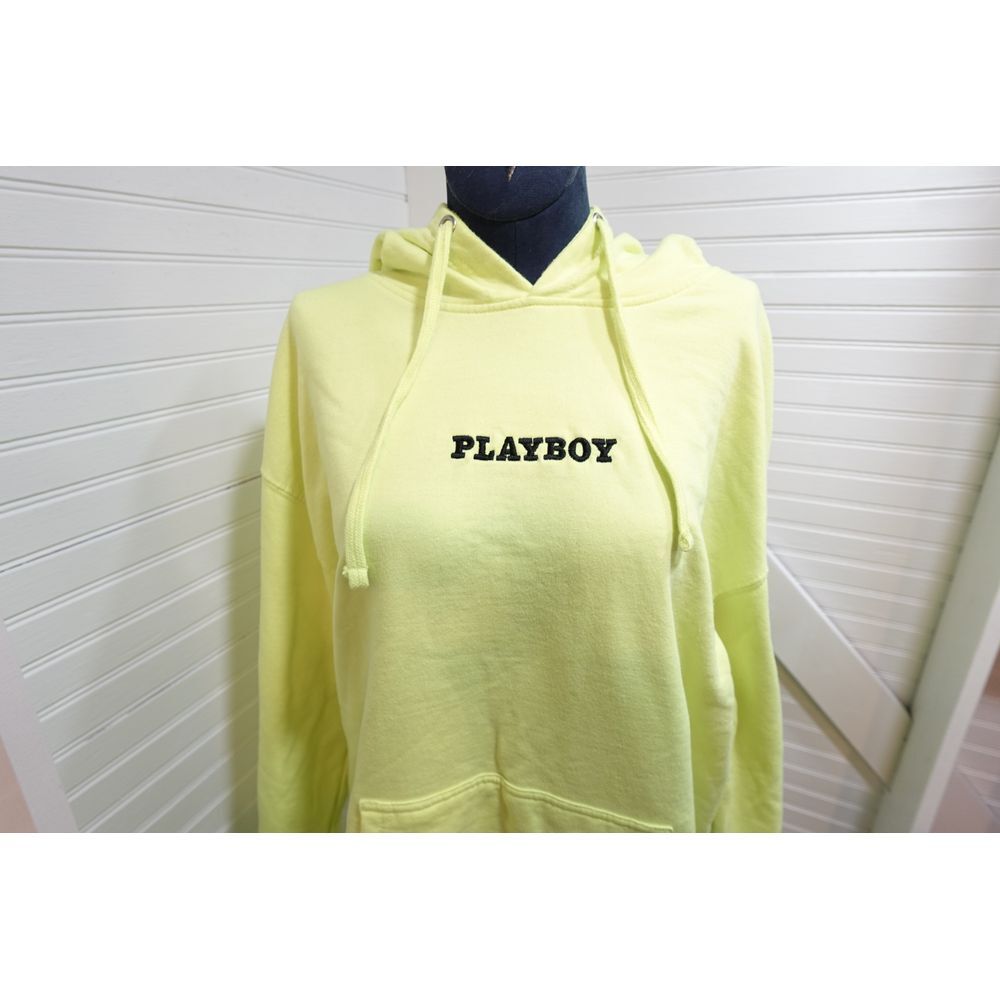 Retro "Playboy" hoodie sweatshirt Men's large UNISEX‎ Embroidered Logo